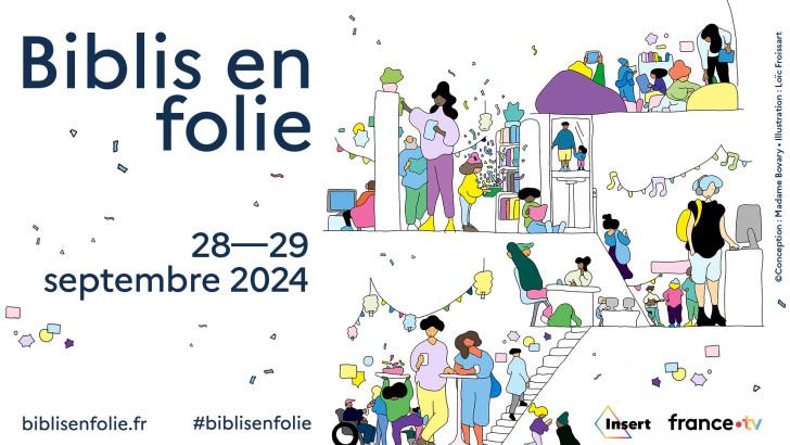 L'affiche de la première édition de Biblis en folie